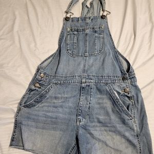 Denim American eagle overalls